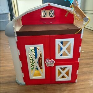 Barbie Sweet Orchard Farm Playset Barn Animals Doll Farming House Kids Gift Toys